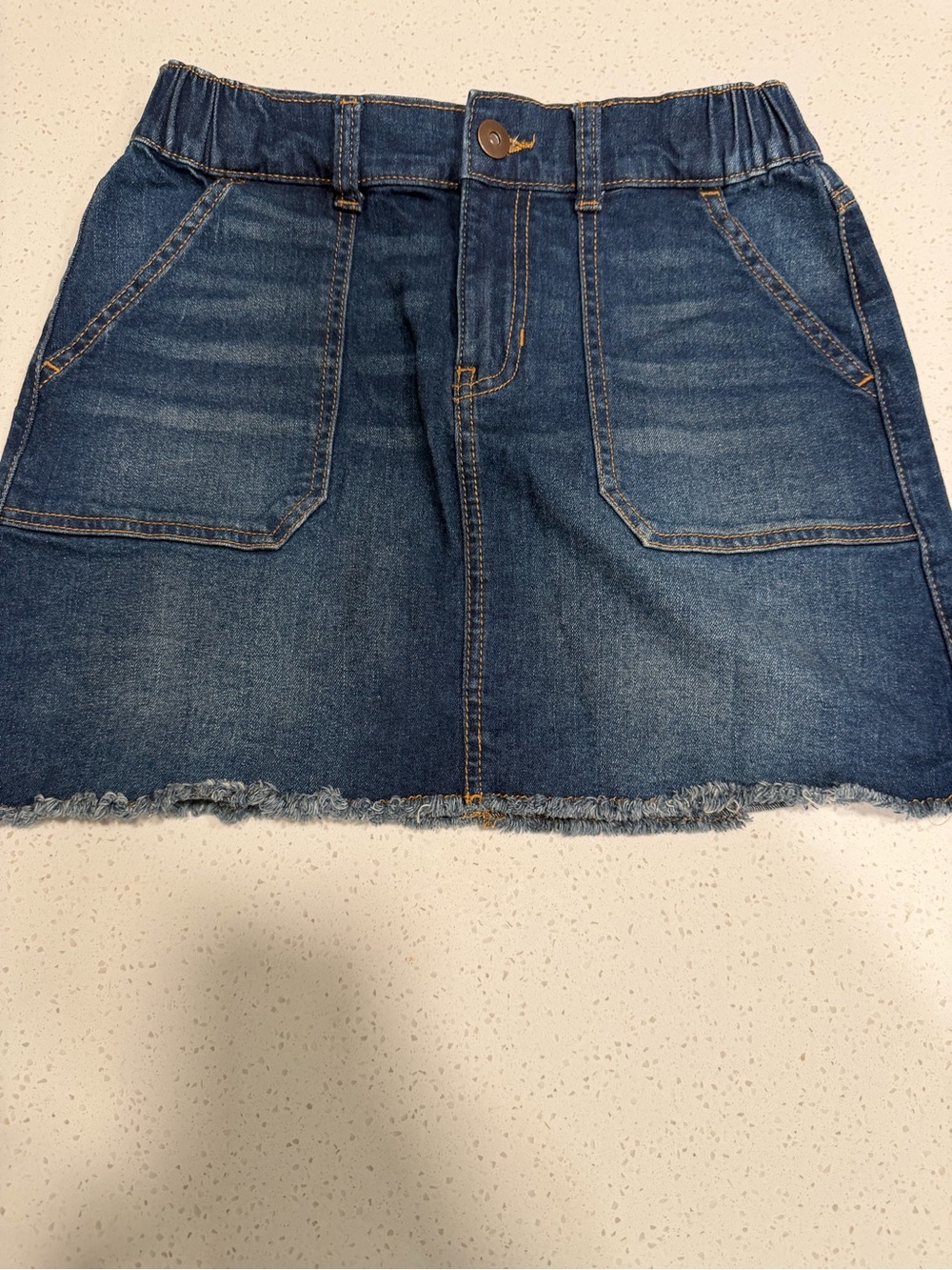 Denim Pocket Mini Skirt - Blue